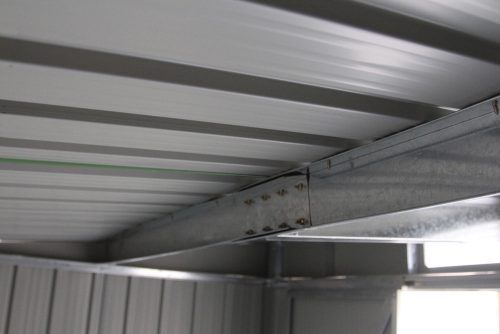 Rojaplast S2001C fém kerti ház, tároló, szürke - 261 x 181 x 176 cm 