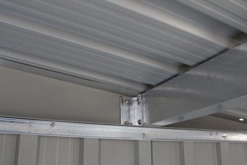 Rojaplast S2001C fém kerti ház, tároló, szürke - 261 x 181 x 176 cm 