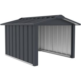   Rojaplast Smart A fém robotfűnyíró garázs - sötétszürke