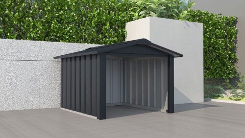 Rojaplast Smart A fém robotfűnyíró garázs - sötétszürke