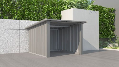 Rojaplast Smart B fém robotfűnyíró garázs - világosszürke