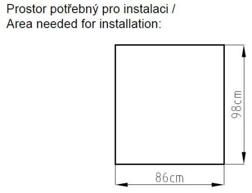 Rojaplast Smart B fém robotfűnyíró garázs - világosszürke