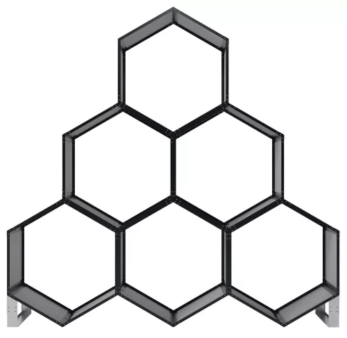 Rojaplast hatszögletű fém fatároló 