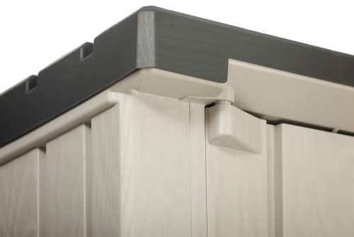 Toomax Stora way high beige 1670 literes beltéri-kültéri műanyag szekrény - bézs