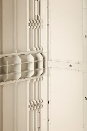 Toomax Stora way high beige 1670 literes beltéri-kültéri műanyag szekrény - bézs