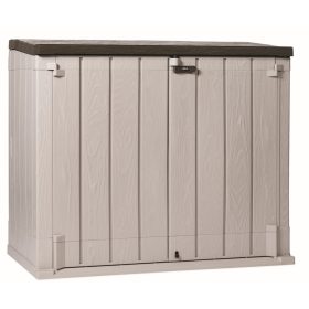   Toomax Stora Way Plus XL beige 1270 literes műanyag beltéri-kültéri szekrény - bézs