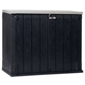   Toomax Stora Way Plus XL grafit 1270 literes műanyag beltéri-kültéri szekrény - grafit/világos szürke