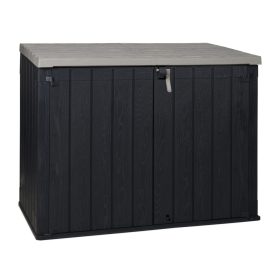   Toomax Stora way plus 2XL grafit 2270 literes műanyag beltéri-kültéri szekrény - grafit/világos szürke