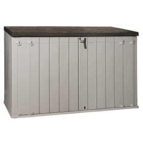   Toomax Stora way plus 3XL beige 2770 literes műanyag beltéri-kültéri szekrény - bézs
