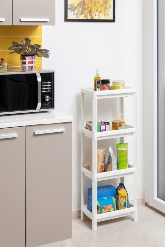 Dea Home LINDA négy szintes polcos állvány