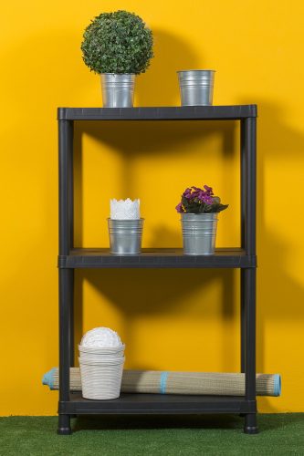 Toomax Universal pro 63-3 műanyag háromszintes polc - fekete