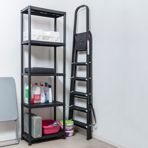 Toomax Universal pro 63-5 műanyag ötszintes polc - fekete