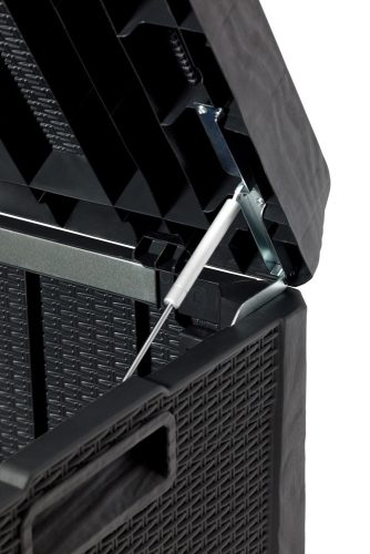 Toomax Santorini plus grafit 550 literes műanyag kerti tárolódoboz - grafit