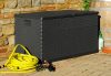 Toomax Rattan 420 literes műanyag kerti tárolódoboz - grafit