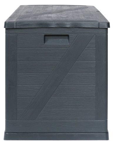 Toomax Wood műanyag kerti tároló doboz 420 L - grafit