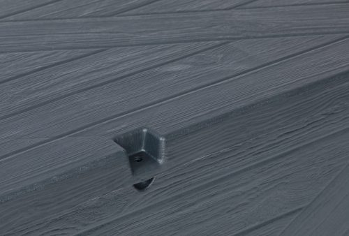 Toomax Wood műanyag kerti tároló doboz 420 L - grafit