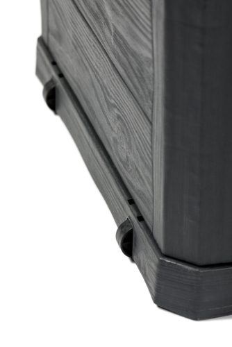 Toomax Woodys grafit 280 literes műanyag kerti tárolódoboz