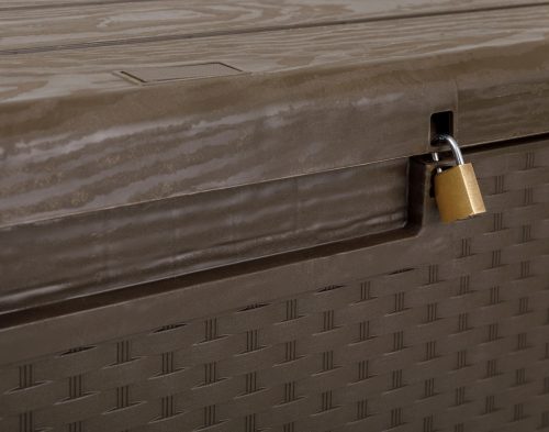 Toomax Portofino brown 340 literes műanyag kerti tárolódoboz - barna