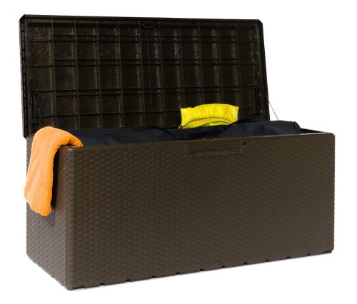 Toomax Portofino brown 340 literes műanyag kerti tárolódoboz - barna