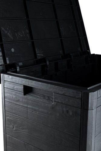 Toomax Woodys grafit 160 literes műanyag kerti tárolódoboz