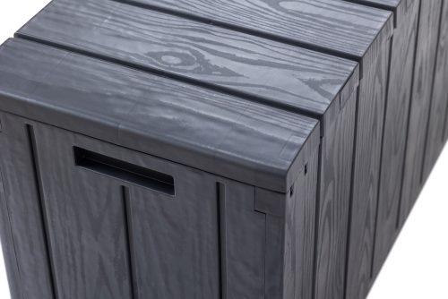 Toomax Bravo 270 literes műanyag kerti tárolódoboz - grafit