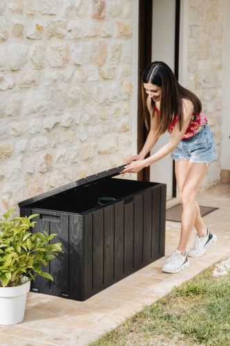 Toomax Bravo 270 literes műanyag kerti tárolódoboz - grafit