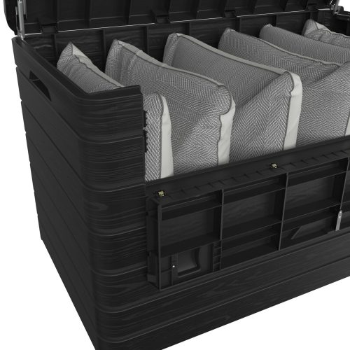 Toomax Dolomiti grafit 970 literes műanyag kerti tárolódoboz