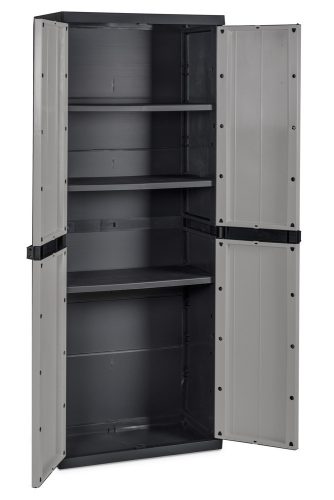 Toomax Bios midi high műanyag tároló szekrény - szürke