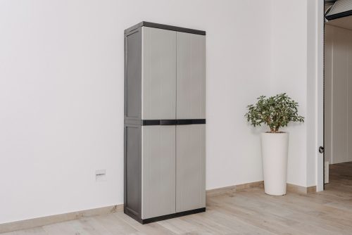 Toomax Bios midi high műanyag tároló szekrény - szürke