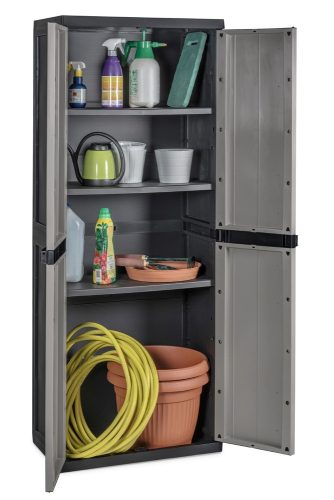 Toomax Bios midi high műanyag tároló szekrény - szürke