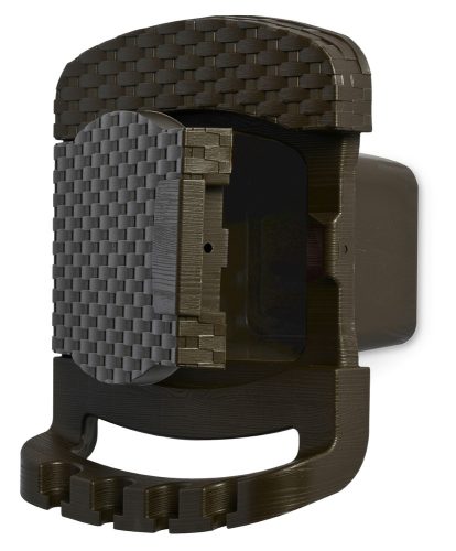 Toomax Tubo brown műanyag kerti fali tömlőtartó - barna