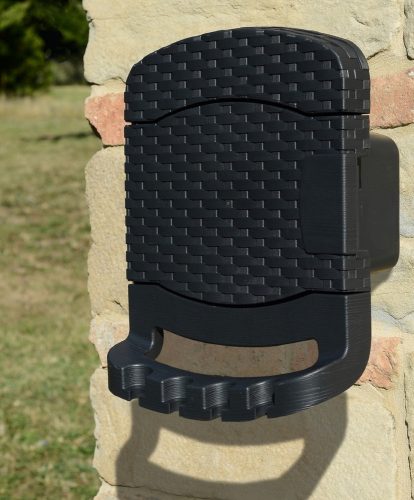 Toomax Tubo grafit műanyag kerti fali tömlőtartó - grafit