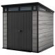 Keter PENT SIGNATURE 7×7 kerti fészer – DECOCOAT, 4,7 m², Storm Grey