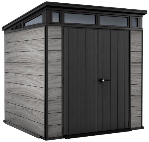 Keter PENT SIGNATURE 7×7 kerti fészer – DECOCOAT, 4,7 m², Storm Grey