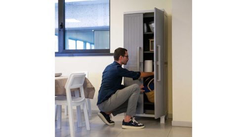 WOOD MIDI magas szekrény 2A