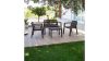 RIVIERA 4 személyes kerti szett szürke