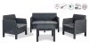 MATILDE 4 személyes kerti szett szürke