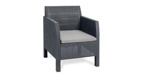 MATILDE 4 személyes kerti szett szürke