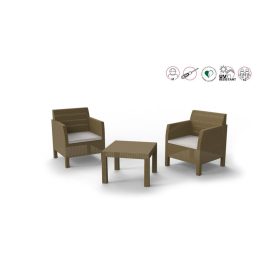 MATILDE 2 személyes kerti szett cappuccino