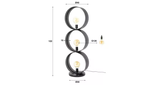 RING mesh állólámpa 3B