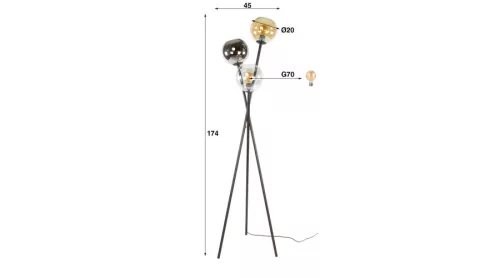 MULTI GLOBE állólámpa 3B