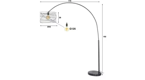 CURL állólámpa 1B