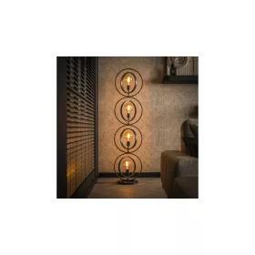 TURN AROUND állólámpa 4B faszén