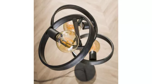 HOVER állólámpa 3B faszén