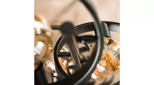 HOVER állólámpa 8B faszén