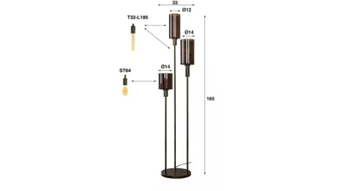 SEPIORA állólámpa 3B