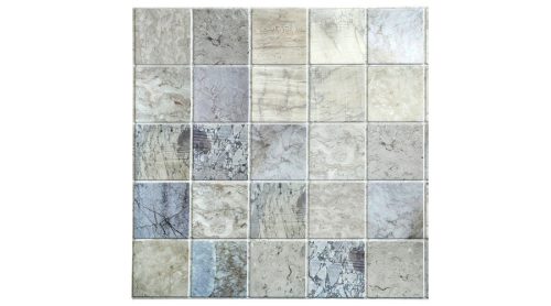 Dekor PVC falpanel kék márvány