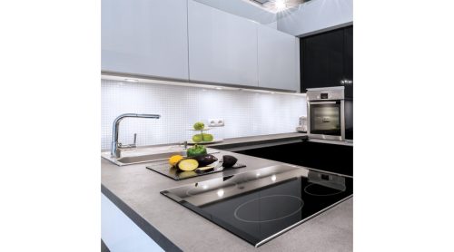 Dekor PVC falpanel fehér mozaik