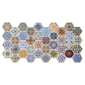 Dekor PVC falpanel Patchwork mintás