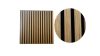 Akusztikus falpanel falra és mennyezetre 60x60 cm Teak